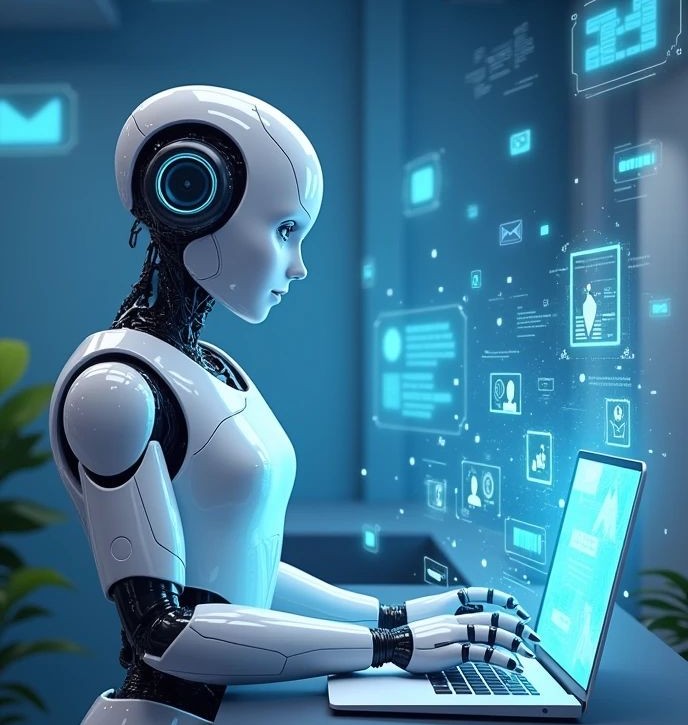 AI Support Illustration